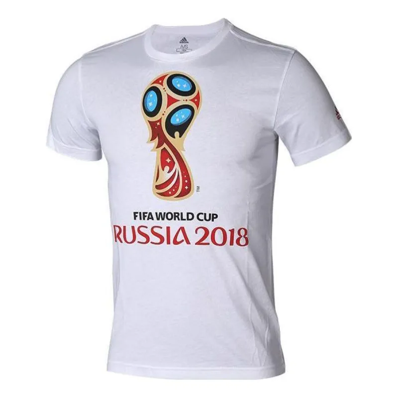 Adidas World Cup Emblem Tee 'White' CW2088 sold by KicksCrew