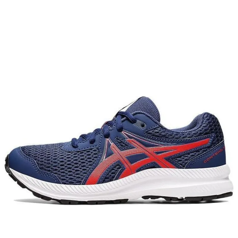 (GS) ASICS Contend 7 'Deep Ocean Red' 1014A192-423 sold by KicksCrew