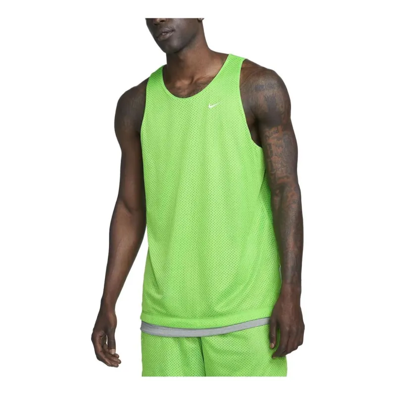 Nike Dri-FIT Standard Issue Quick-Dry Reversible Basketball Jersey 'Light Green Grey' DQ5732-313 sold by KicksCrew