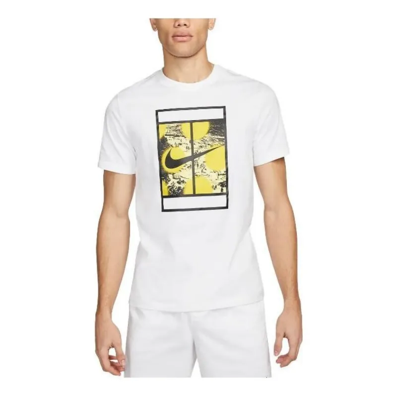 Nike Court Tennis T-Shirt 'White' FD0028-100 sold by KicksCrew
