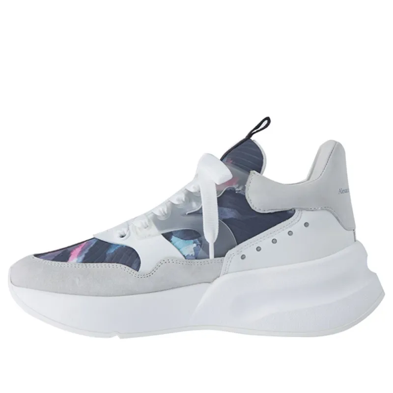 Alexander McQueen Oversized Shoes 'White Blue Multi' 610819WHXL29169 sold by KicksCrew