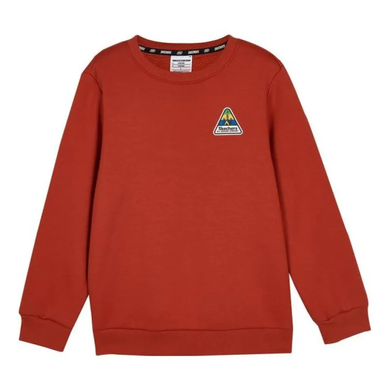 (GS) Skechers Casual Graphic Crew Sweater 'Brown' L423K068-034X sold by KicksCrew