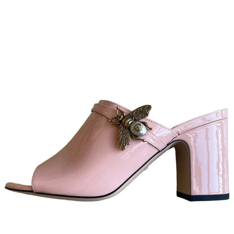 (WMNS) Gucci Leather Sandal With Bee 'Pink' 524623-BNC00-5909 sold by KicksCrew