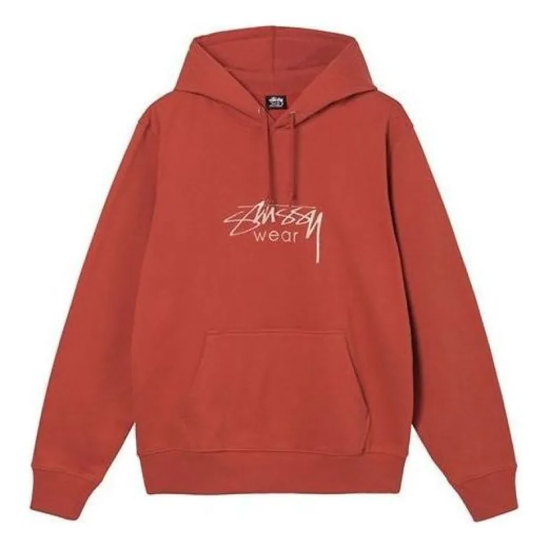 Stussy Wear Hoodie 'Orange' 118446 sold by KicksCrew