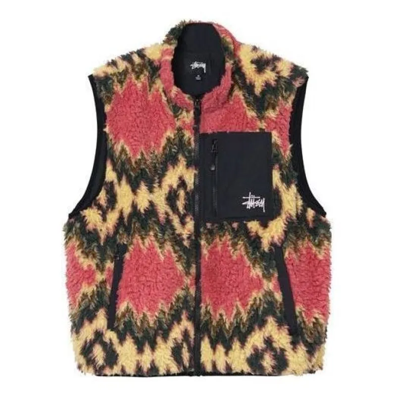 Stussy Fillmore Sherpa Vest 'Mustard' 1184361 made by Stussy