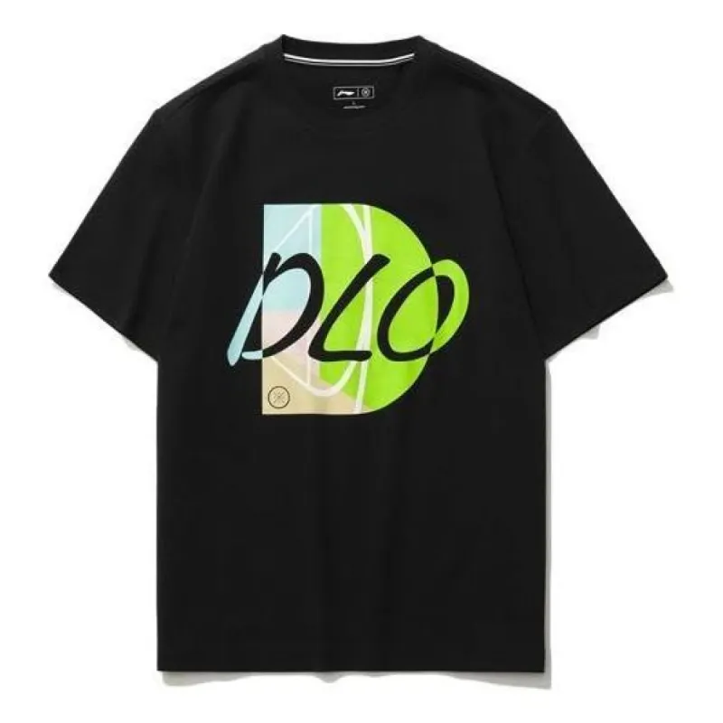 Li-Ning Way Of Wade Logo T-shirt 'Black' AHSR229-1 | Parallel