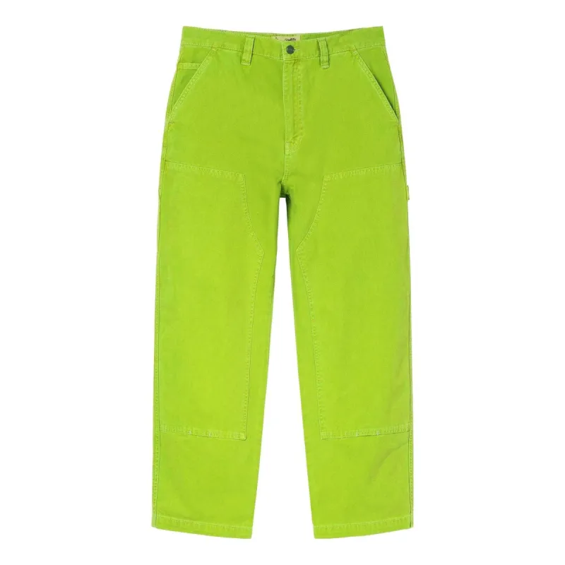 Stussy Dyed Canvas Work Pant 'Neon' 116558 sold by KicksCrew