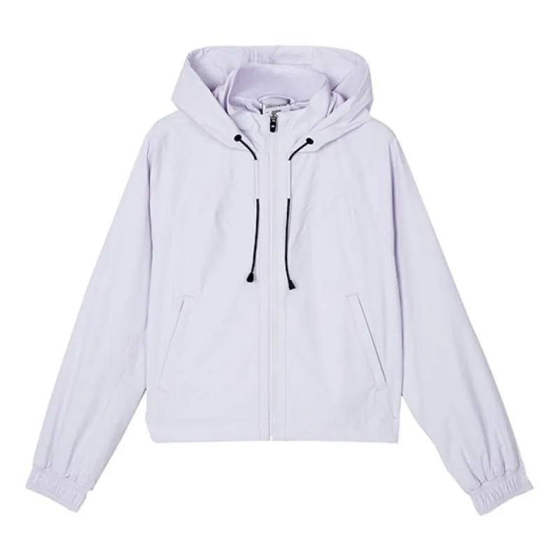 (WMNS) Skechers Casual Jacket 'Purple' L323W077-00FW sold by KicksCrew