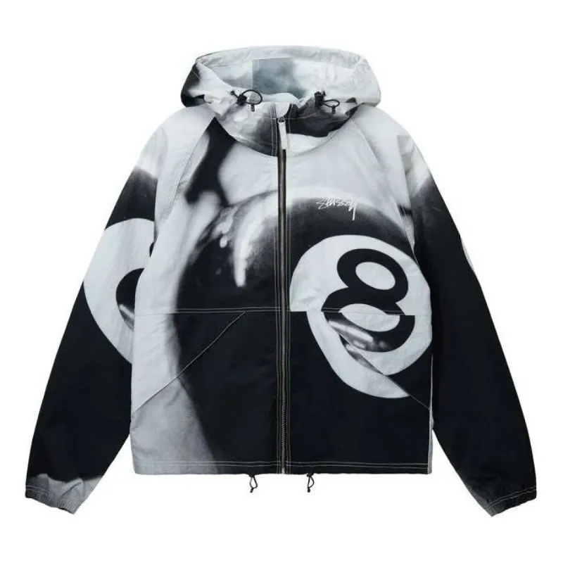 Stussy 8 Ball Beach Shell Jacket 'Grayscale' 115702 sold by KicksCrew