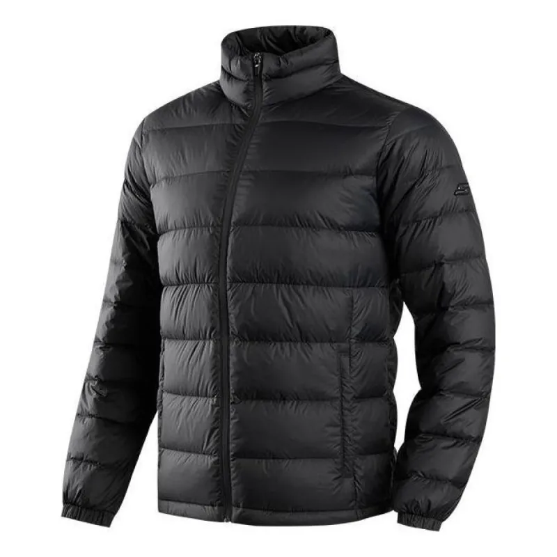 Skechers S Letter Down Jacket 'Black' P422M011 sold by KicksCrew