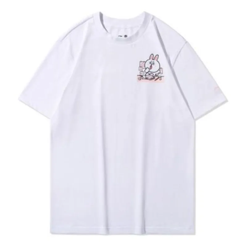 Li-Ning x LINE FRIENDS Graphic T-shirt 'White' AHSQ870-2 sold by KicksCrew