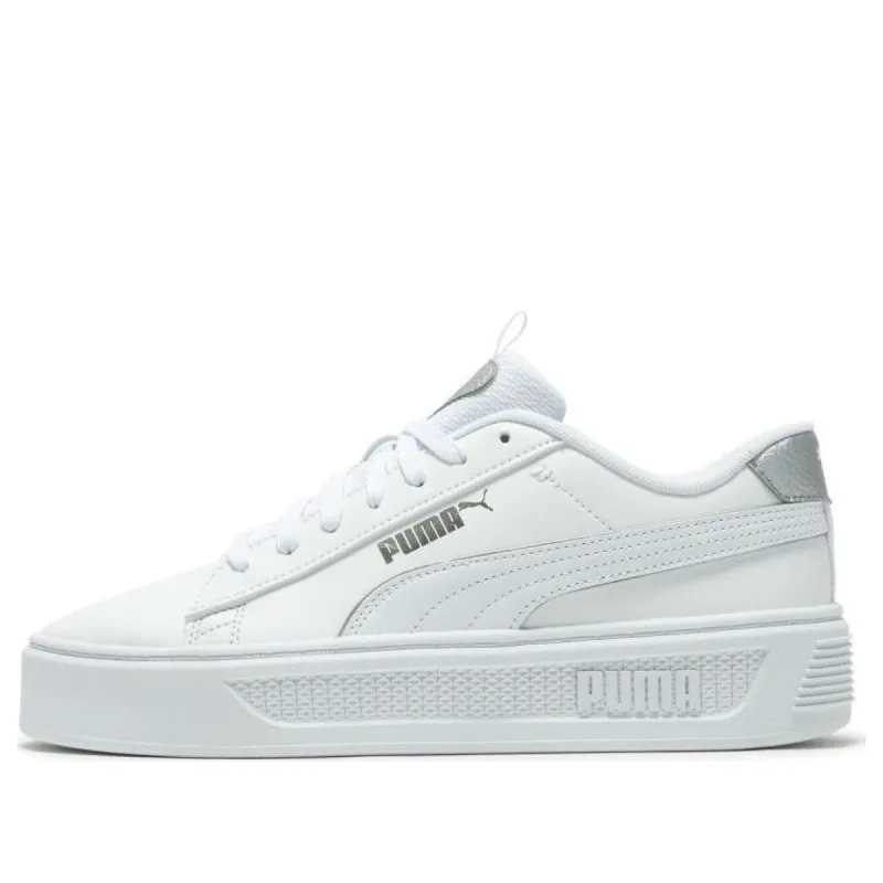 PUMA SmashPlatform V3 Pop Up Metallics 'White' 392504-02 sold by KicksCrew
