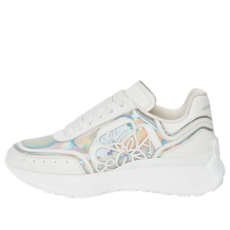 (WMNS) Alexander McQueen Sprint Runner 'White Multi' 742738W4K538113 sold by KicksCrew