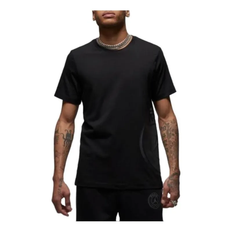 Air Jordan Paris Saint-Germain T-Shirt 'Black' DZ2918-010 sold by KicksCrew
