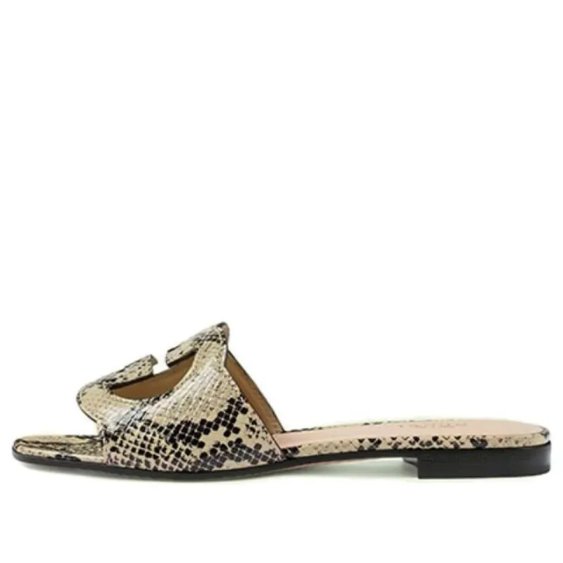 (WMNS) GUCCI Cut-out Slide Sandals 'Interlocking G - Neutral' 694451-19Y00-9719 sold by KicksCrew