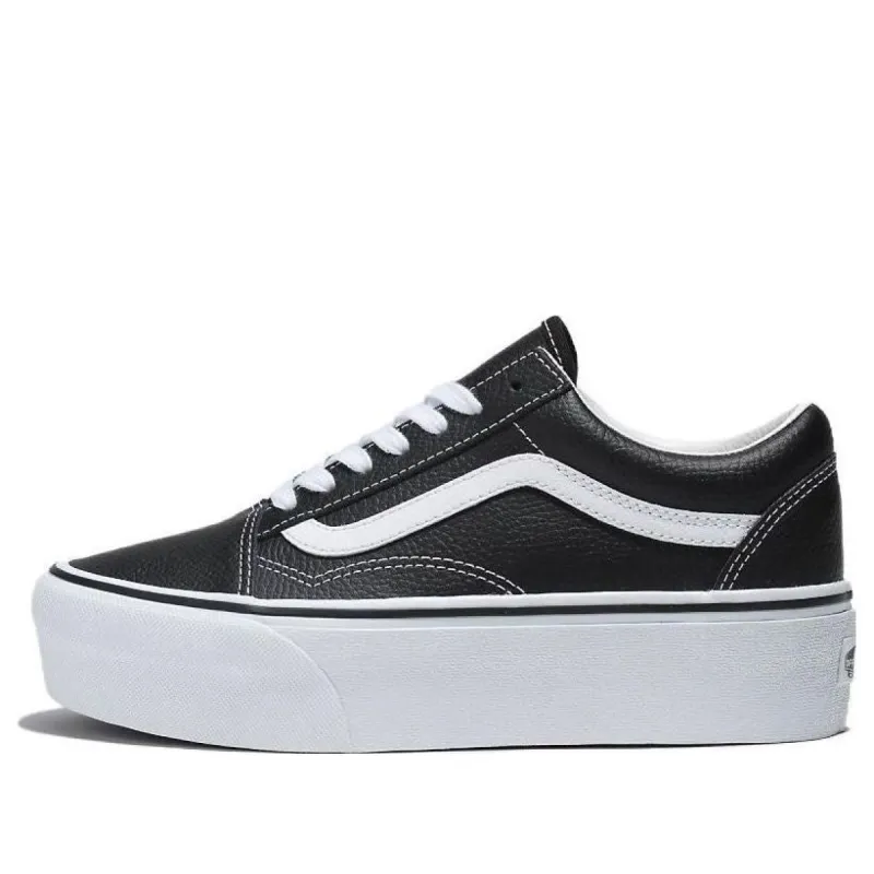 (WMNS) Vans Old Skool Stackform Shoes 'Black White' VN0A7Q5MBPB sold by KicksCrew