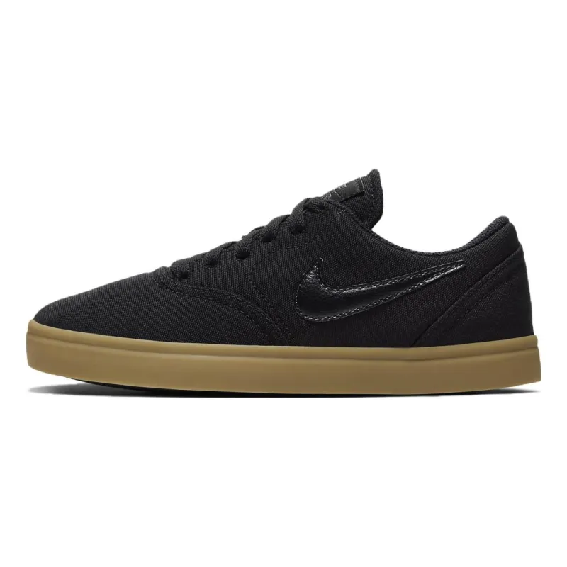 (GS) Nike SB Check Canvas 'Black Gum Light Brown' 905373-006 sold by KicksCrew