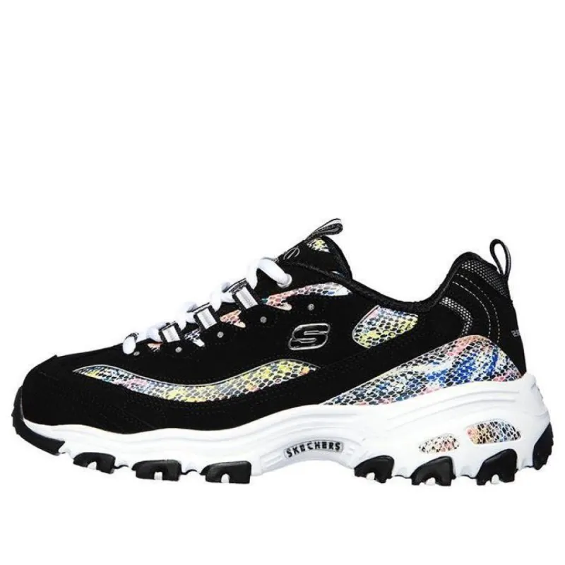 (WMNS) Skechers D'Lites Smooth Glide 'Black Multi' 149243-BKMT sold by KicksCrew