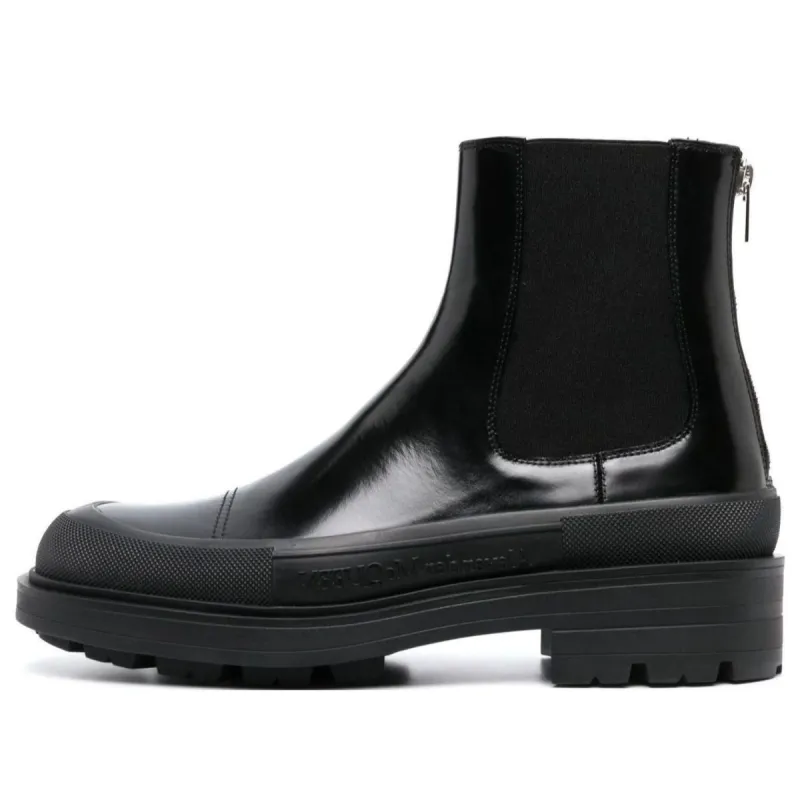 Alexander McQueen Chelsea Ankle Boots 'Black' 736508WHV7J1000 made by Alexander McQueen
