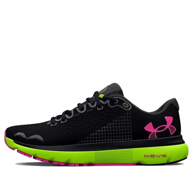 Under Armour HOVR Infinite 4 'Black Green Pink' 3024897-006 sold by KicksCrew