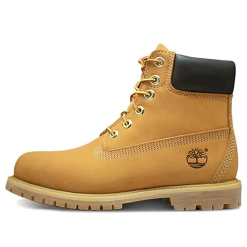 (WMNS) Timberland 6' Boots Wide 'Classic Yellow' 10361W sold by KicksCrew