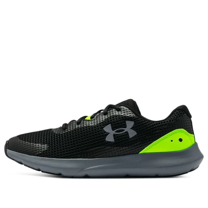 Under Armour Surge 3 'Black Green' 3024883-003 sold by KicksCrew