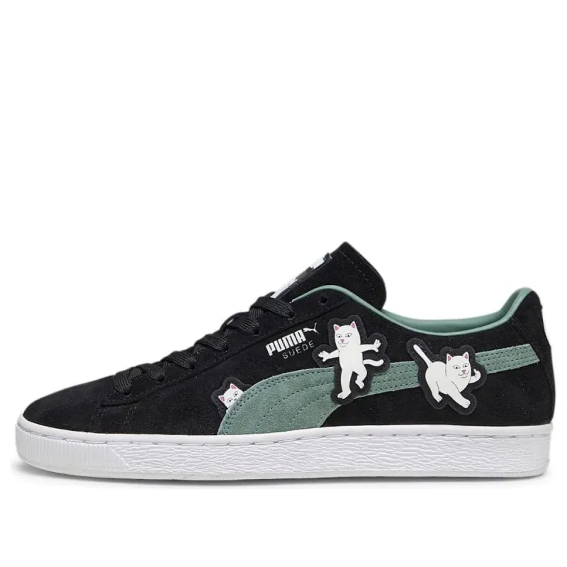 PUMA Suede x RIPNDIP 'Lord Nermal - Black Eucalyptus' 393872-01 sold by KicksCrew