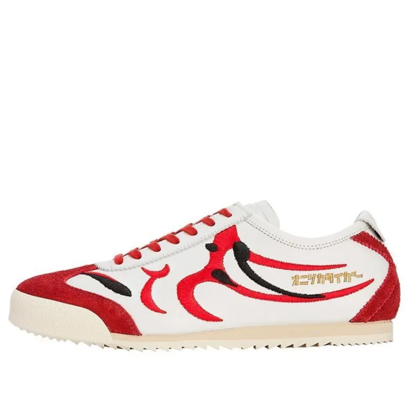 (WMNS) Onitsuka Tiger Mexico 66 Deluxe 'White Red' 1182A187-101 sold by KicksCrew