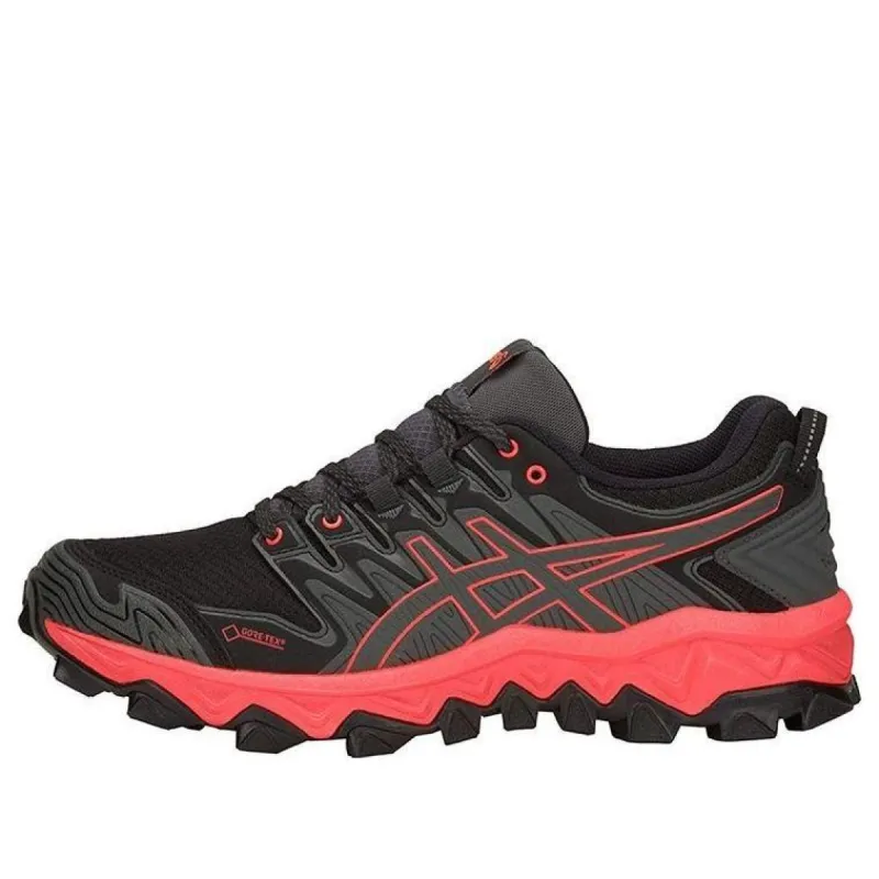 (WMNS) ASICS Gel-Fujitrabuco 7 GTX 'Dark Grey Flash Coral' 1012A190-020 sold by KicksCrew