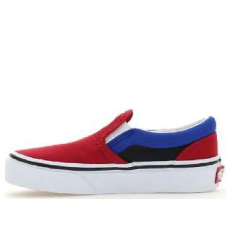 (PS) Vans Classic Slip-On Shoes 'Red Blue' VN0A5KXM9AC sold by KicksCrew