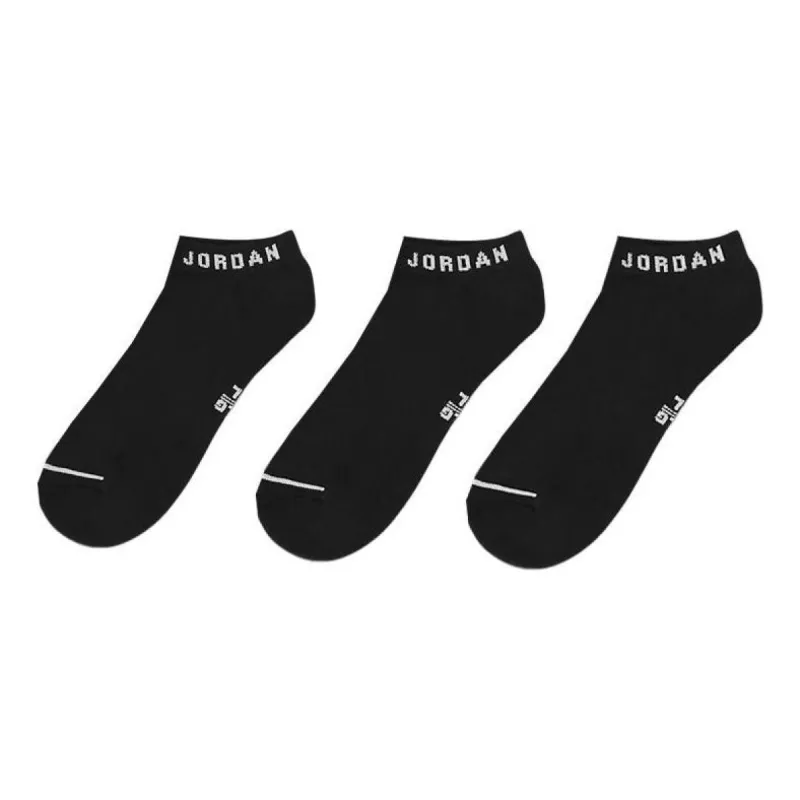 Air Jordan Everyday No-show Socks 'Black' DX9656-010 sold by KicksCrew