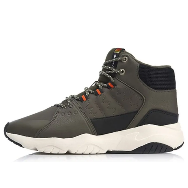 Li-Ning Pioneer High 'Black Olive Green' AGCN125-5 sold by KicksCrew