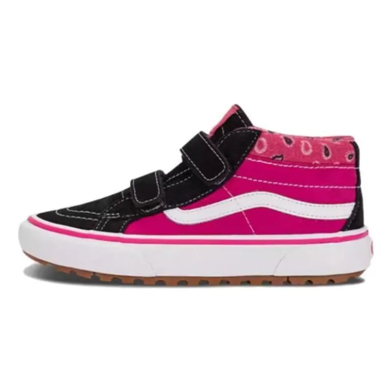 (GS) Vans Paisley Sk8-Mid Reissue 'Pink Black' VN0A5KROB9P sold by KicksCrew