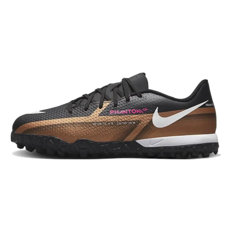 (GS) Nike Phantom GT2 Academy TF 'Metallic Copper Black' DR6062-810 sold by KicksCrew