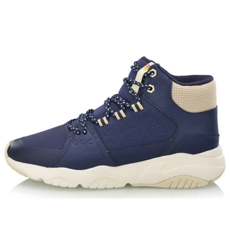 (WMNS) Li-Ning Pioneer High 'Dark Navy' AGCN164-3 sold by KicksCrew
