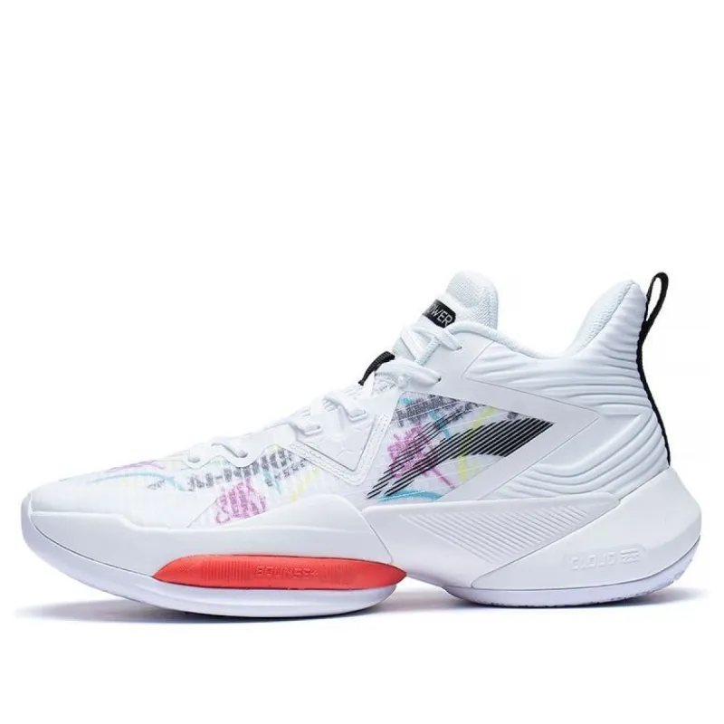 Li-Ning Power 8 Mid 'White Red Black' ABPS073-3 sold by KicksCrew