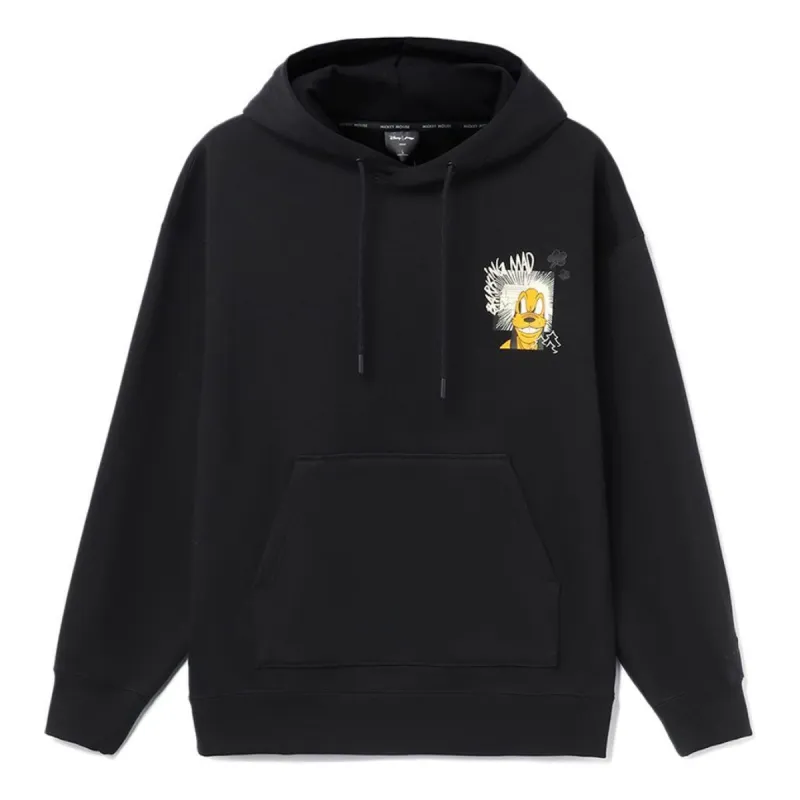 Li-Ning x Disney Graphic Hoodie 'Black' AWDR687-5 sold by KicksCrew