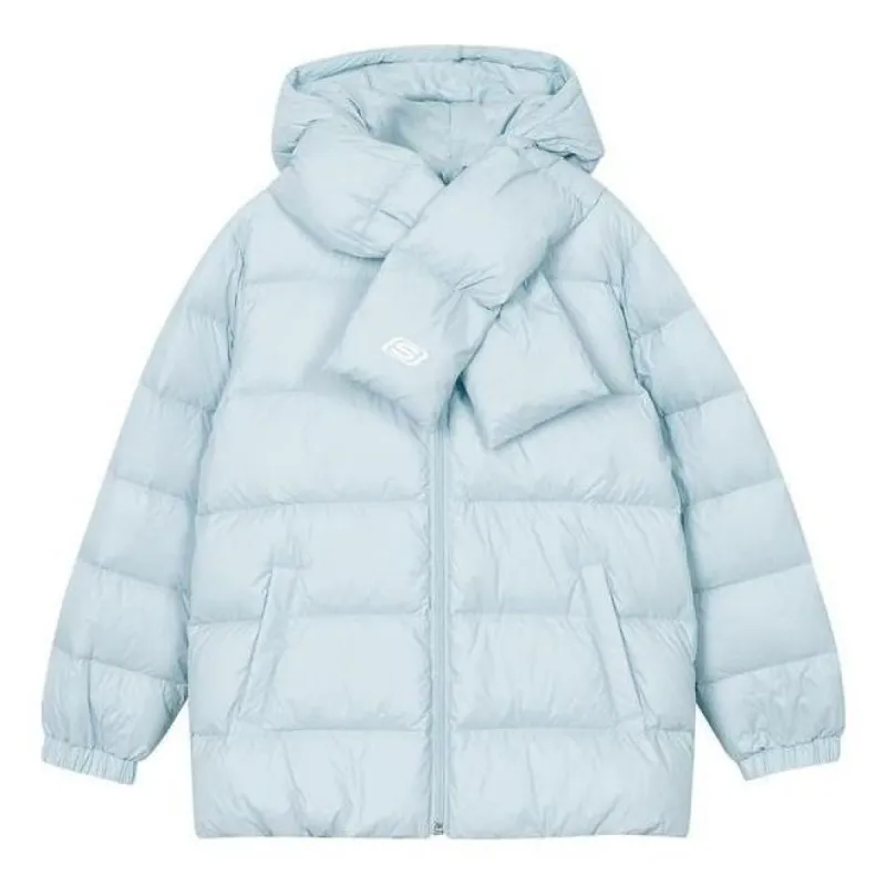 (GS) Skechers Down Jacket 'Blue Pink' L321K143 sold by KicksCrew