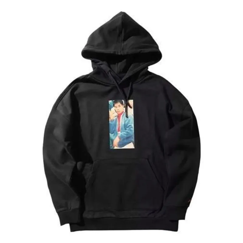 Li-Ning Character Graphic Hoodie 'Black' AWDNB63-1 sold by KicksCrew