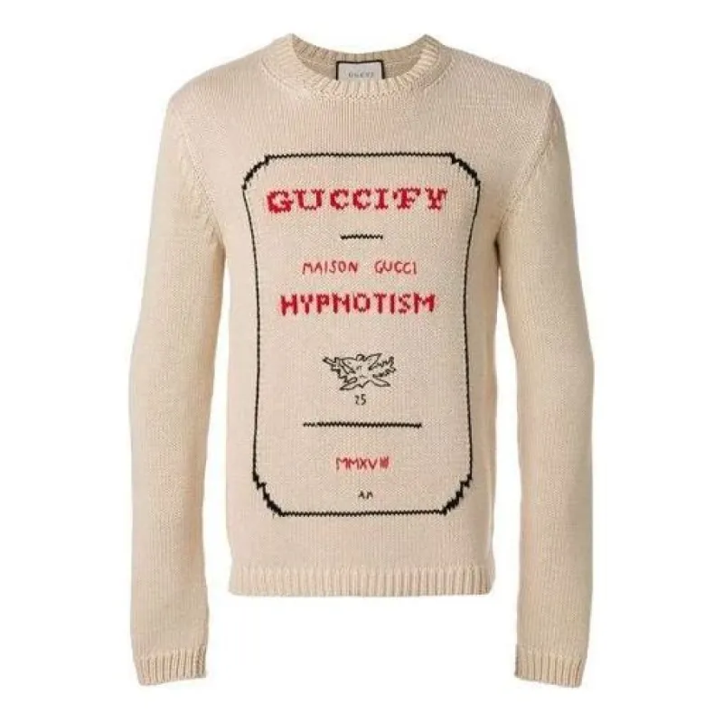 Gucci Guccify Hypnotism Sweater 'Beige' 519444-X9S78-9169 sold by KicksCrew
