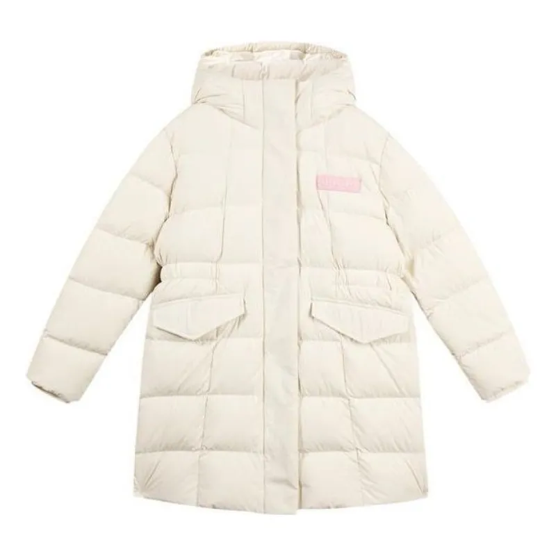 (GS) Skechers Hooded Down Jacket 'White' L422G004 sold by KicksCrew