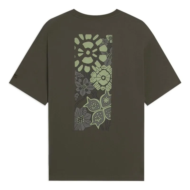 Li-Ning Graphic T-shirt 'Olive Green' ATSS597-2 sold by KicksCrew