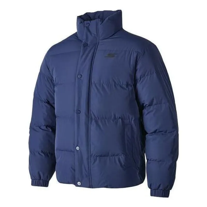 Skechers Letter Printed Waterproof Down Jacket 'Teal' P423U038-007D sold by KicksCrew