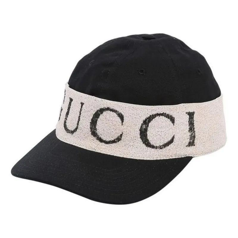 Gucci Logo Band Baseball Cap 'Black White' 492545-4HC56-1077 sold by KicksCrew