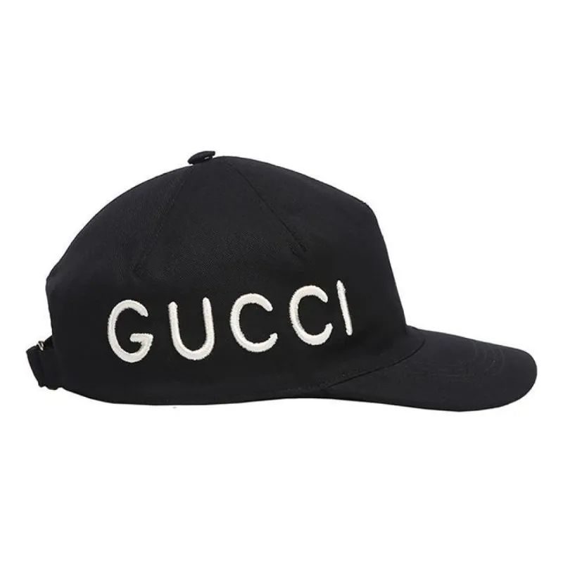 (WMNS) Gucci Love Logo Embroidered Hat 'Black' 478948-3HD05-1000 sold by KicksCrew