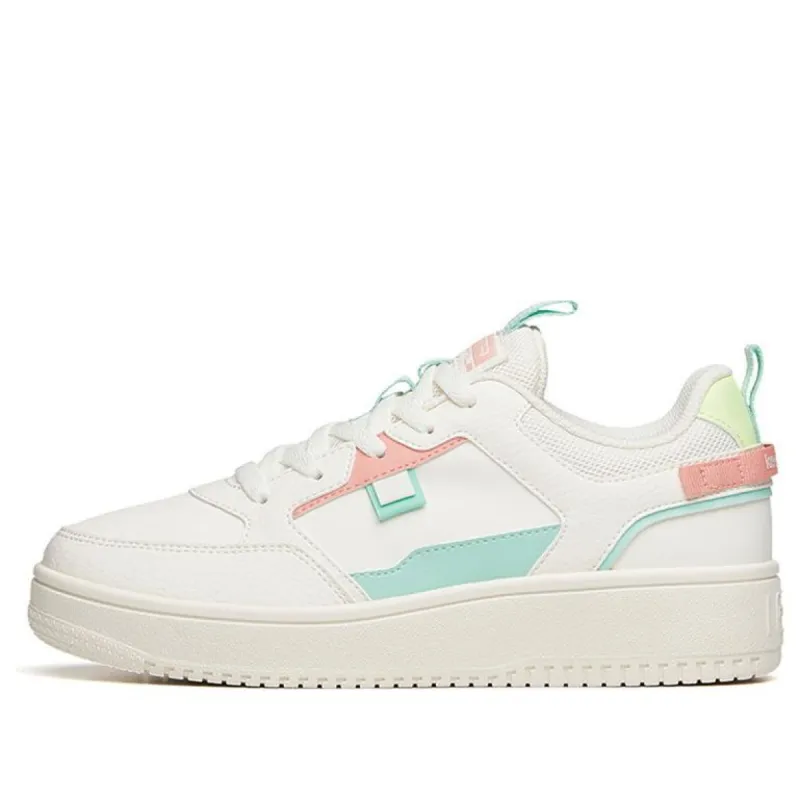 (WMNS) ANTA Casual Skate Shoes 'White Green Pink' 922018061-25 sold by KicksCrew