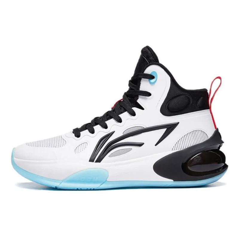 (GS) Li-Ning Yushuai 17 High 'White Black' YKBT068-3 sold by KicksCrew