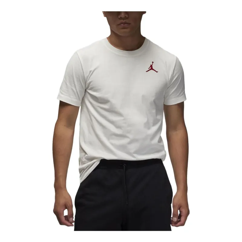 Air Jordan Jumpman Logo T-Shirt 'White' DC7486-133 sold by KicksCrew