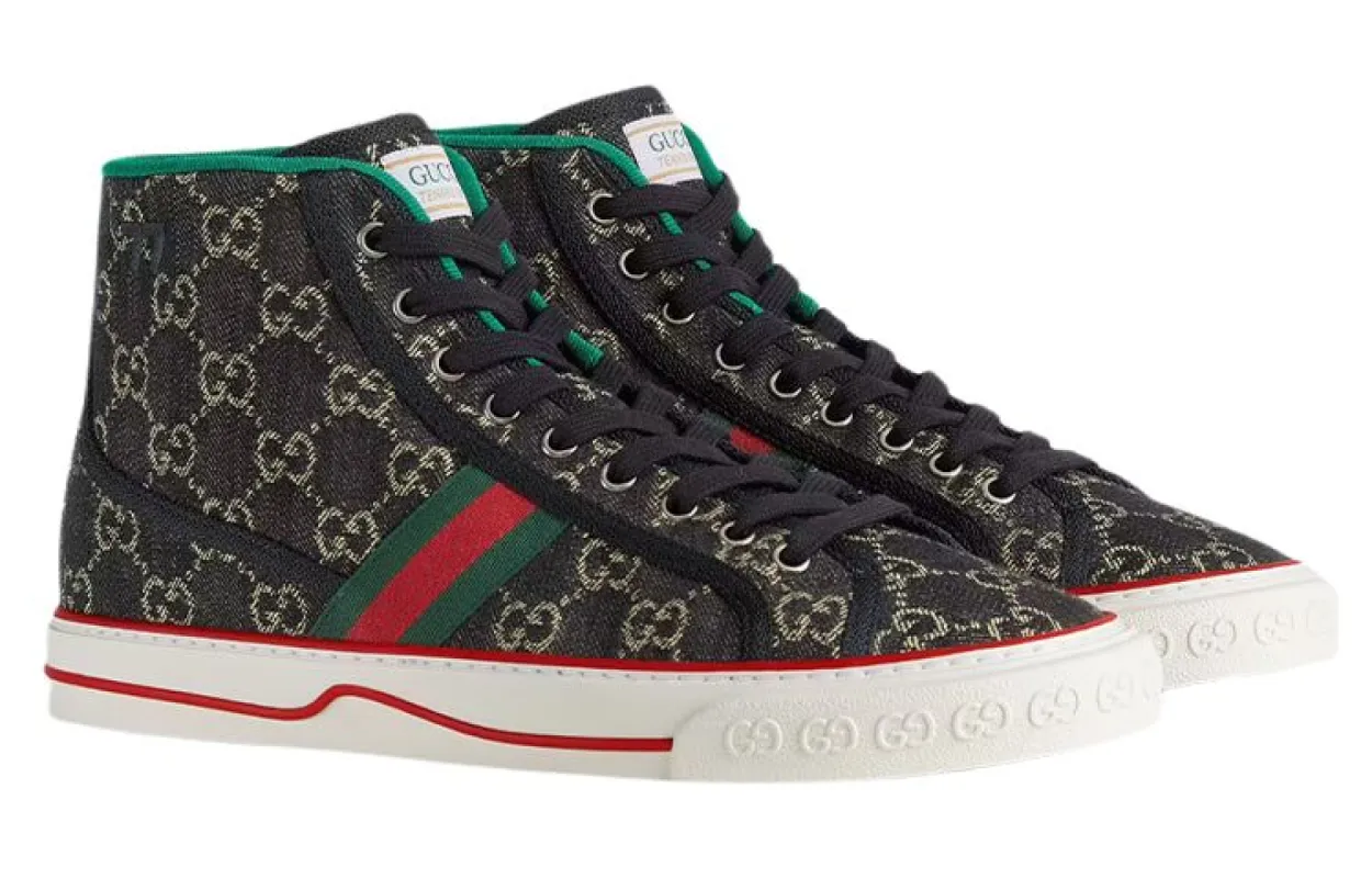 Gucci Tennis 1977 High 'Black Mini GG' 625807-UN310-1290 sold by KicksCrew