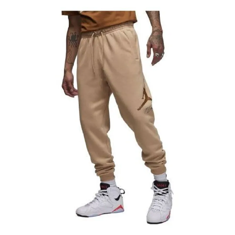 Air Jordan Essentials Fleece Baseline Trousers 'Brown' FD7345-200 sold by KicksCrew